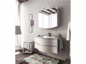 BROADWAY B13 - Single wall-mounted vanity unit with drawers by LEGNOBAGNO