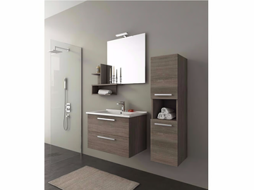 HARLEM H8 - Wall-mounted vanity unit with drawers by LEGNOBAGNO