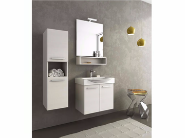 MANHATTAN M1 - Single vanity unit with doors by LEGNOBAGNO