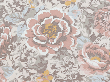 ARÔME - Nonwoven wallpaper with floral pattern by LELIEVRE