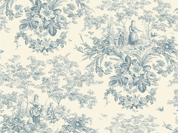 BEAUX JOURS - Landscape nonwoven wallpaper by LELIEVRE