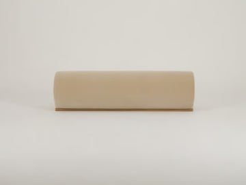GALERIE VIVIENNE - Upholstered velvet bench by LELIEVRE