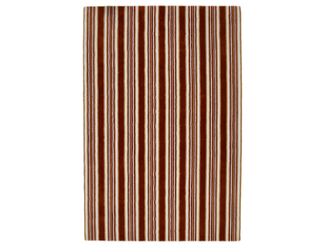 HONFLEUR - Striped custom rectangular wool rug by LELIEVRE