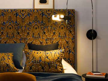 IKATI - Jacquard linen fabric by LELIEVRE
