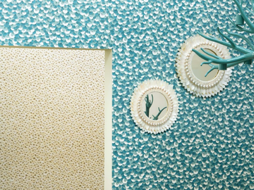 JEAN PAUL GAULTIER - ECAILLES - Geometric nonwoven wallpaper by LELIEVRE