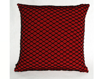 JEAN PAUL GAULTIER - FOURREAU - Square cotton cushion by LELIEVRE