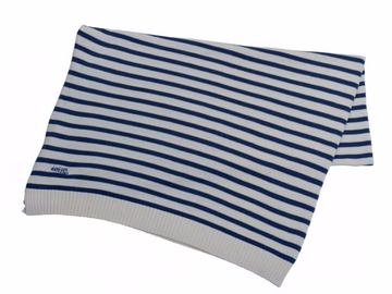 JEAN PAUL GAULTIER - INTEMPOREL - Striped Modal® lap robe by LELIEVRE