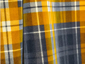 JEAN PAUL GAULTIER - KILT - Tartan cotton fabric by LELIEVRE