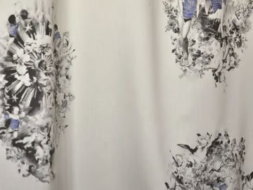 JEAN PAUL GAULTIER - MOUSSAILLON - Polyester fabric by LELIEVRE