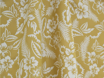 JEAN PAUL GAULTIER - NOOREA - Jacquard polyester fabric with floral pattern by LELIEVRE