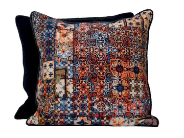 JEAN PAUL GAULTIER - SOLIDE - Square cotton sofa cushion by LELIEVRE