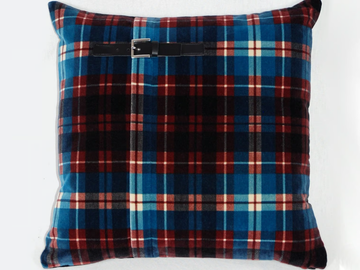 JEAN PAUL GAULTIER - TWIGGY - Square cotton cushion by LELIEVRE
