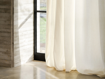 LITTORAL - Solid-color linen fabric by LELIEVRE