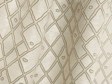 SILLON - Washable Trevira® CS fabric with graphic pattern by LELIEVRE