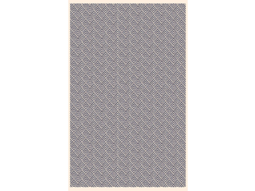 SOMMET - Rectangular wool rug with geometric shapes by LELIEVRE