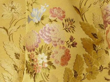 TASSINARI & CHATEL - POMPADOUR - Silk fabric with floral pattern by LELIEVRE
