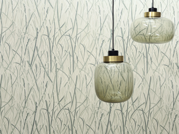 VERDURE - Nonwoven wallpaper with floral pattern by LELIEVRE