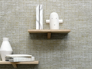 VIBRATION - Solid-color fabric wallpaper by LELIEVRE