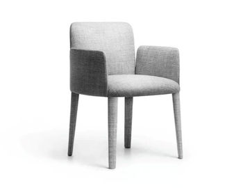 BABI - Upholstered chair with armrests by Lema
