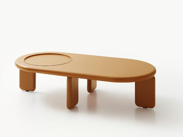 ORION - Oval coffee table by Lema
