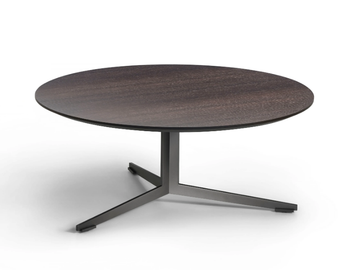 OYDO - Round oak coffee table by Lema