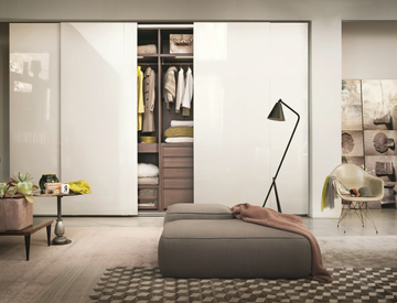 PRIMA - Custom wardrobe with sliding doors by Lema
