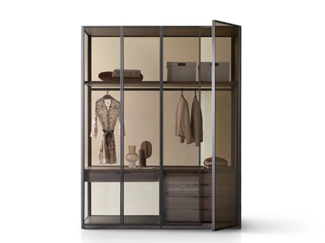 TIAN - All-glass wardrobe by Lema
