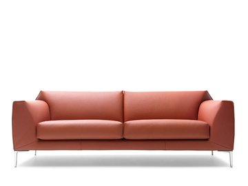 LX675 - 2 seater leather sofa by LEOLUX LX