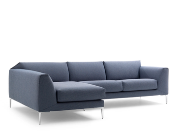 LX675 - Modular fabric sofa with chaise longue by LEOLUX LX