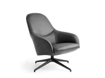 LXR13 - Swivel armchair with armrests by LEOLUX LX
