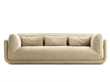 LXR30 - 3 seater fabric sofa by LEOLUX LX