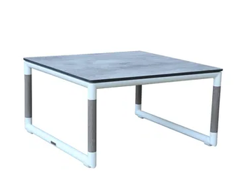 BASTINGAGE - Low square coffee table by Les Jardins®