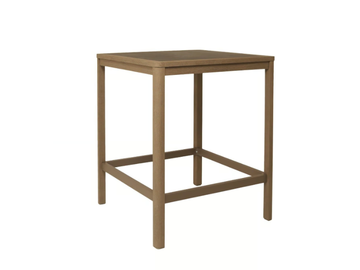 COPENHAGUE - Square teak high table by Les Jardins®