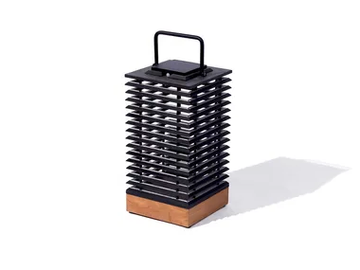 TECK411 - Solar powered aluminium lantern by Les Jardins®