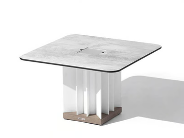 TECKA - Square with light garden side table by Les Jardins®