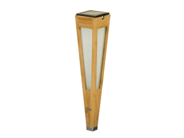 TECKA68/88 - Solar Powered teak bollard light by Les Jardins®