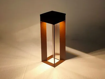 TINK446 - Solar Powered aluminium Outdoor wall Lamp by Les Jardins®