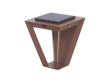 TINK556 - Solar Powered aluminium Outdoor wall Lamp by Les Jardins®