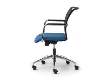 COMETA - Swivel fabric office chair with armrests by Leyform