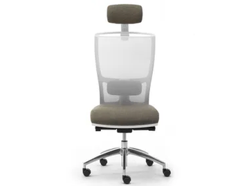 COMETA W - Fabric office chair with castors with 5-Spoke base by Leyform