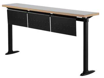CORTINA - Modular chipboard study table by Leyform