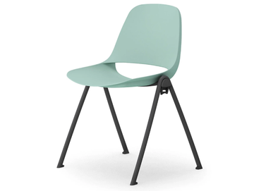 COSMO - Ergonomic stackable steel and polypropylene chair by Leyform