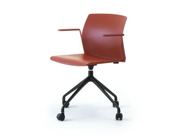 OCEAN - Recycled plastic office chair with 4-Spoke base by Leyform
