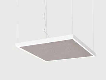 MATRIC SQUARE ACOUSTIC GX/RX - LED acoustic aluminium pendant lamp by Lightnet