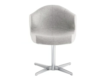 ALSTER - With 4-spoke base fabric chair by Ligne Roset