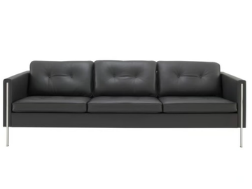 ANDY - 3 seater leather sofa by Ligne Roset
