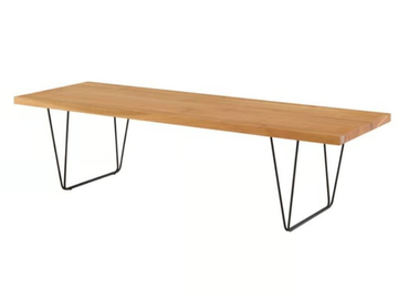 CM 191 - Rectangular solid wood coffee table by Ligne Roset