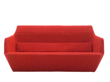 FACETT - 3 seater fabric sofa by Ligne Roset