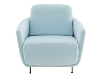 OKURA - Fabric armchair with armrests by Ligne Roset