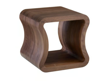 ONE SHAPE - Square oak coffee table by Ligne Roset